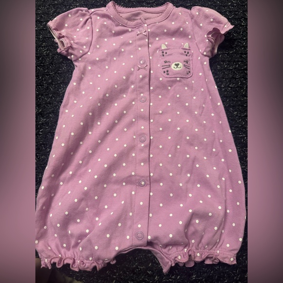 Baby Girl Romper Bundle 6–9 Months | Carter’s, Honest Baby | 7 Pieces - Picture 4 of 8